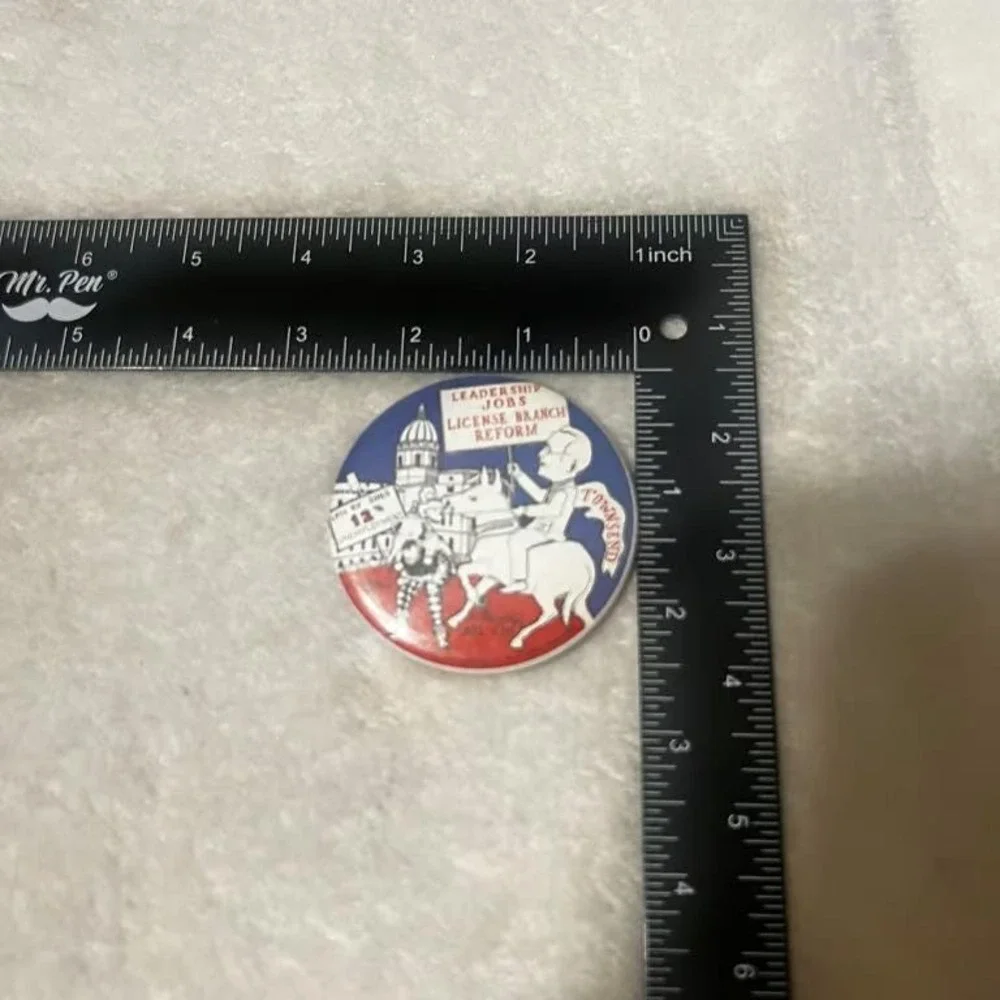 Wayne Townsend Indiana Vintage Governors Campaign Pinback Pin BX